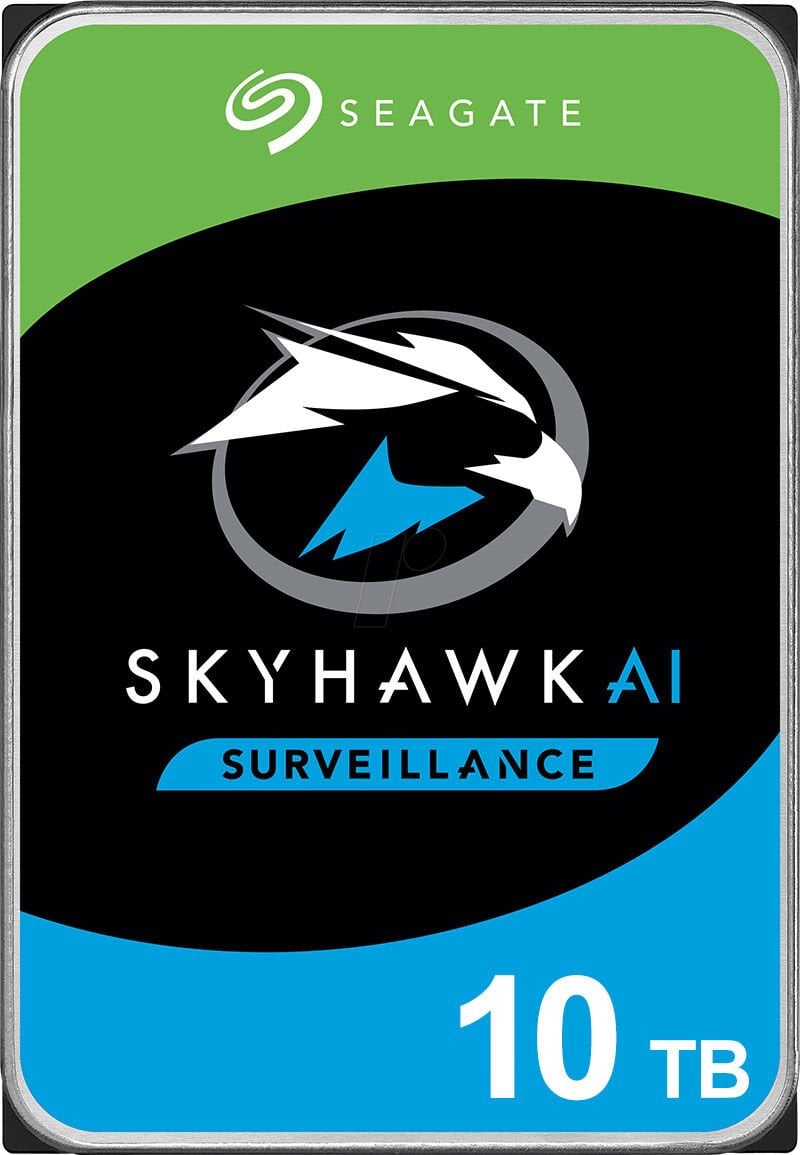 Seagate Skyhawk AI 10 TB 7200RPM 256MB SATA3 550TB/Y RV 7/24