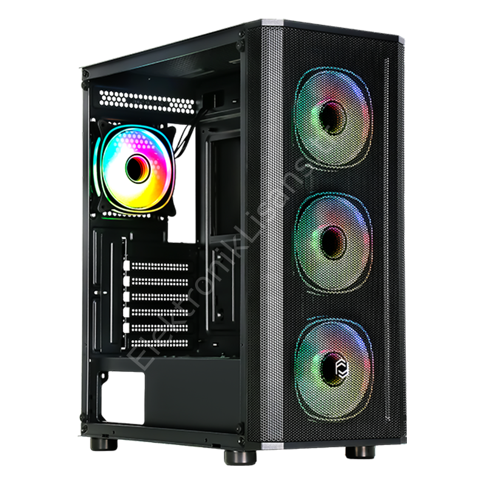 Frısby Cm-105 650W 80+ Usb3.0 4x12cm Fan Pencereli Atx Kasa Siyah