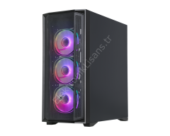 Frisby CX-500 750W 80+ Bronze USB3.0 4x12cm ARGB Fan Siyah ATX Kasa