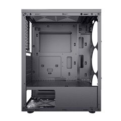 Gamebooster USB 3.0 4x12cm Fan Pencereli ATX Siyah Kasa (JBST-GBF3101B)