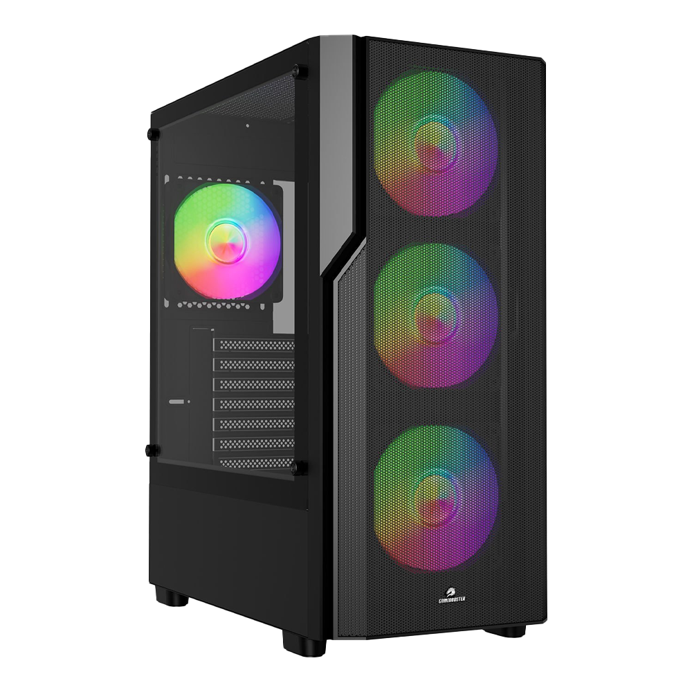 Gamebooster Crux 650W 80+ White USB3.0 4x12cm RGB Fan E-ATX Kasa (JBST-GBE650B)
