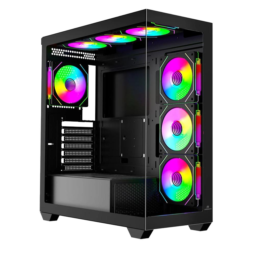Gamebooster Falcon 750W 80+Bronze USB3.0 4x12cm ARGB Fan ATX Kasa (JBST-GBA750B)