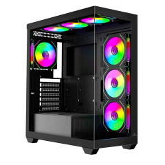 Gamebooster Falcon 750W 80+Bronze USB3.0 4x12cm ARGB Fan ATX Kasa (JBST-GBA750B)