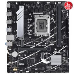 Asus Prime B760M-R-D4 1700P DDR4 Ses Glan HDMI SATA3 USB2.0 mATX