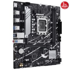 Asus Prime B760M-R-D4 1700P DDR4 Ses Glan HDMI SATA3 USB2.0 mATX