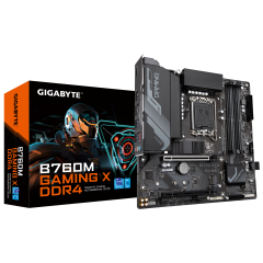 Gigabyte B760M-GAM-X-DDR4 1700P DDR4 Ses Glan DP/HDMI Sata3 Usb3.2 Matx