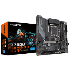 Gigabyte B760M-GAM-X-DDR4 1700P DDR4 Ses Glan DP/HDMI Sata3 Usb3.2 Matx