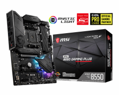 MSI Mpg B550 Gaming Plus AM4 DDR4 Ses Glan Dp/Hdmi Sata3 Usb3.2 Atx