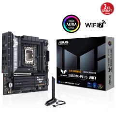 Asus TUF Gaming B860M-Plus WiFi 1851P DDR5 Ses GLAN DP/HDMI SATA3 USB3.2 mATX