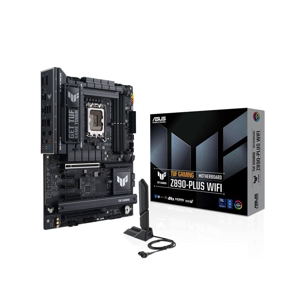 Asus TUF Gaming Z890-Plus WiFi 1851P DDR5 Ses GLAN DP/HDMI/USB SATA3 USB3.2 ATX