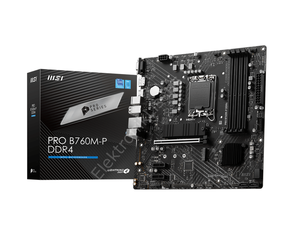 Msi Pro B760M-P DDR4 1700P DDR4 Ses GLAN DP/HDMI/VGA SATA3 USB3.2 mATX