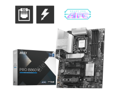 MSI Pro B860-P 1851P DDR5 Ses GLAN DP/HDMI/Type-C SATA3 USB3.2 ATX