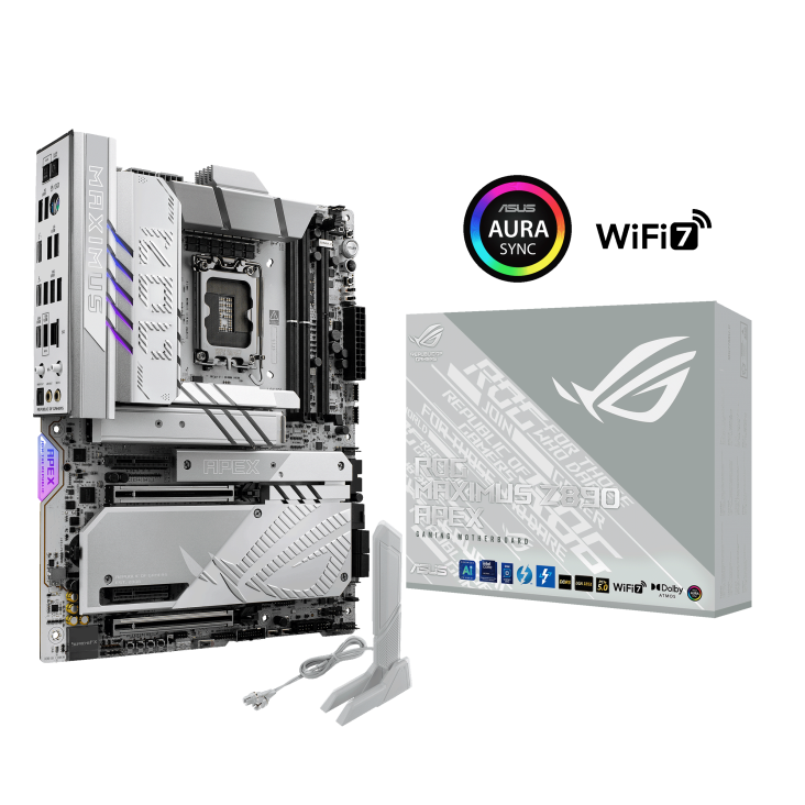 Asus Rog Maximus Z890 Apex 1851P DDR5 Ses Glan Hdmi/Usb Sata3 Usb3.2 Atx