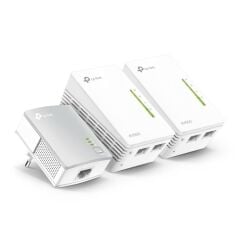 Tp-Link TL-WPA4220 Tkit Kablosuz 300Mbps AV600 Powerline 3'lü AG Kiti
