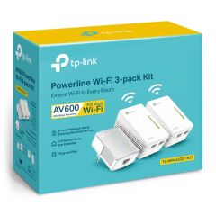 Tp-Link TL-WPA4220 Tkit Kablosuz 300Mbps AV600 Powerline 3'lü AG Kiti