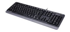 A4 Tech FK10 USB Kablolu F Multimedia Klavye Gri