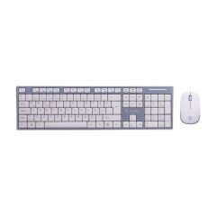 Everest Km-6063 Kablosuz Q Multimedia Klavye + Mouse Set Beyaz/gri
