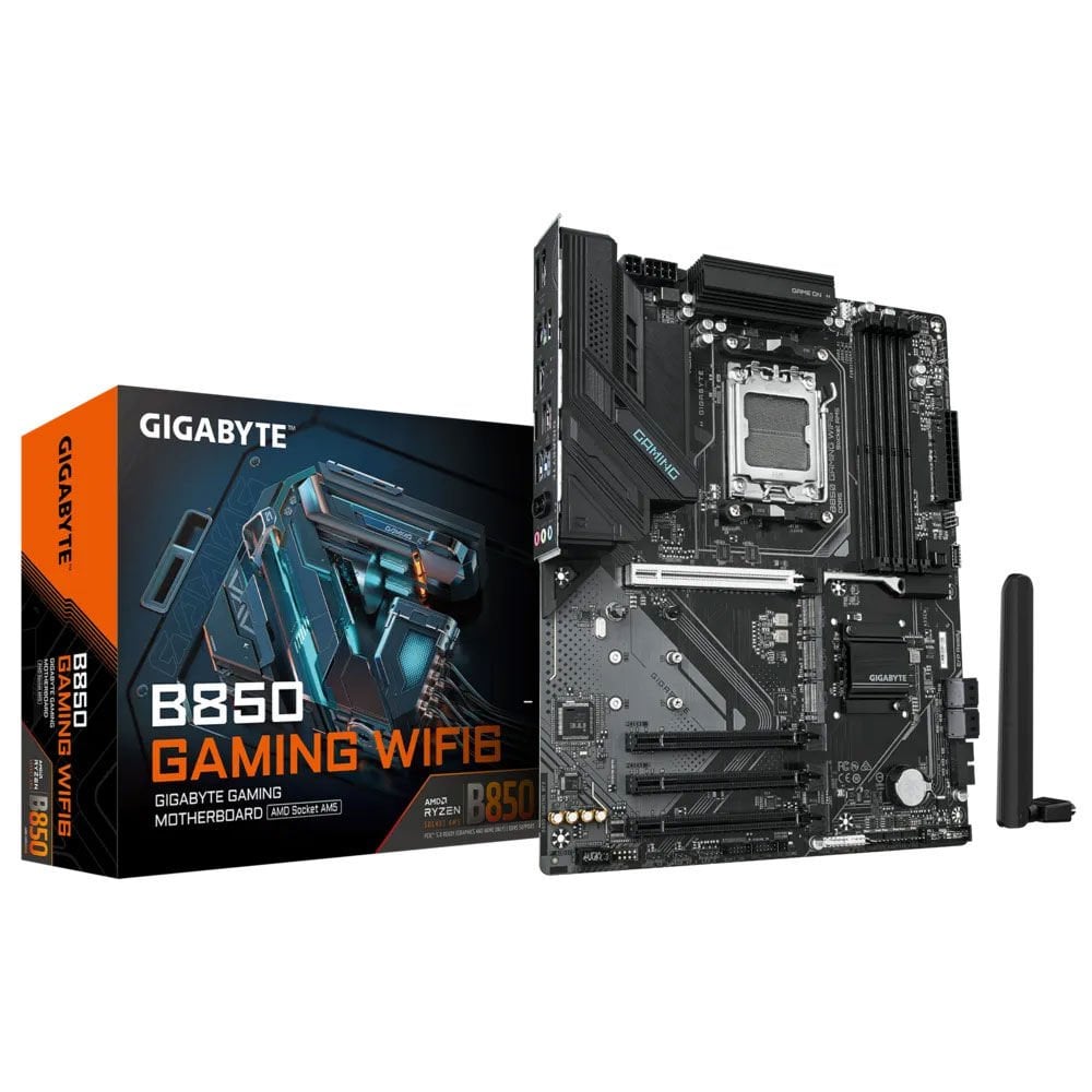 Gigabyte B850 Gaming Wifi6 AM5 DDR5 Ses Glan DP/HDMI SATA3 USB3.2 Atx