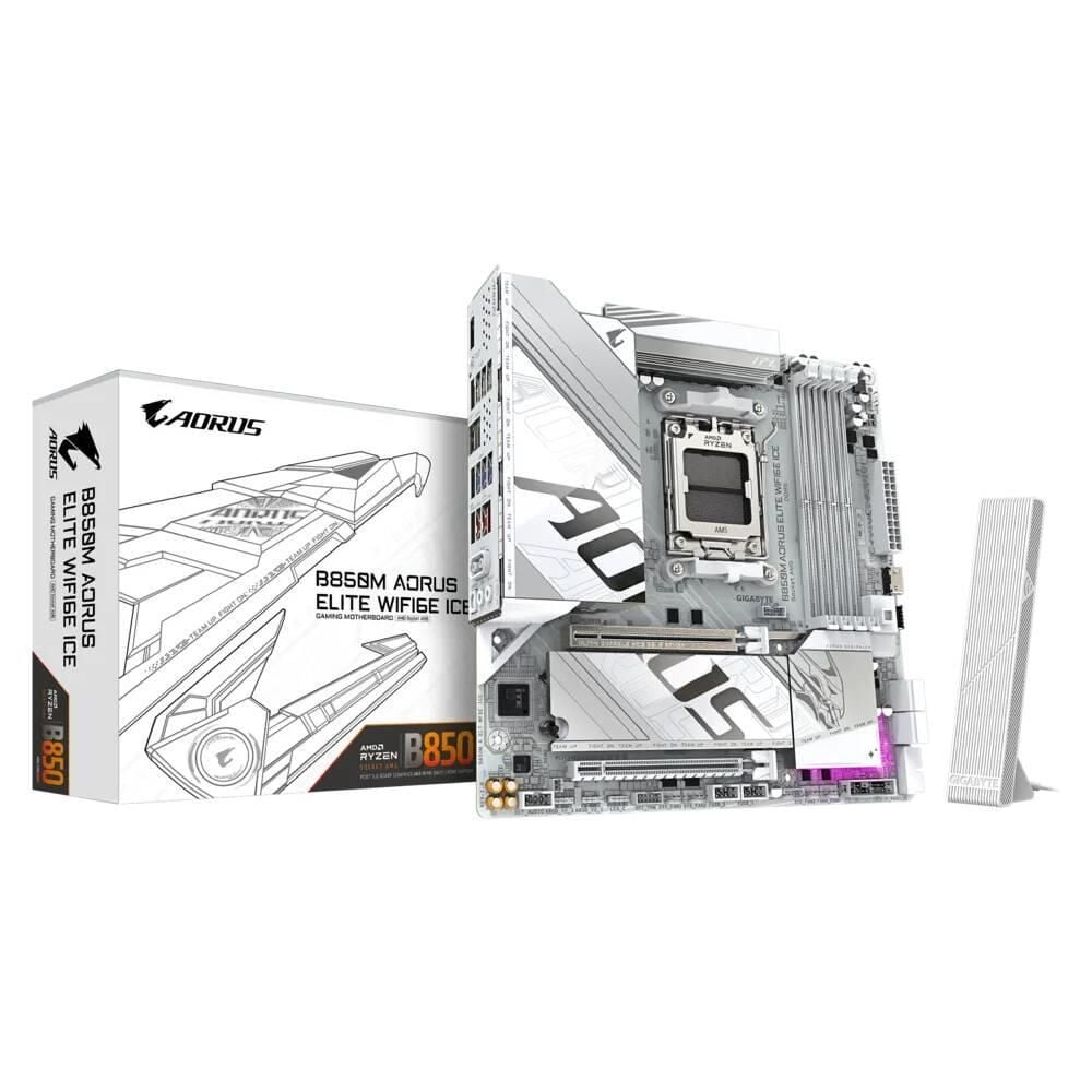 Gigabyte B850M Aorus Elite Wifi6E AM5 DDR5 Ses GLAN DP/HDMI SATA3 USB3.2 mATX