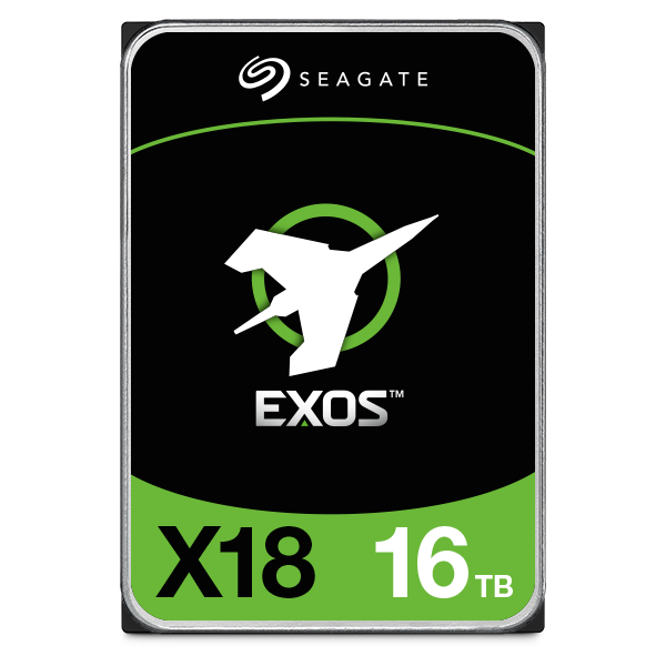 Seagate Exos X18 16 TB 7200RPM 256MB 550TB/Y Enterprise NAS (ST16000NM001J)