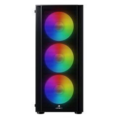 Gamebooster Castle A651B 600W USB3.0 4x12cm RGB Fan ATX Kasa (JBST-GBA651B)