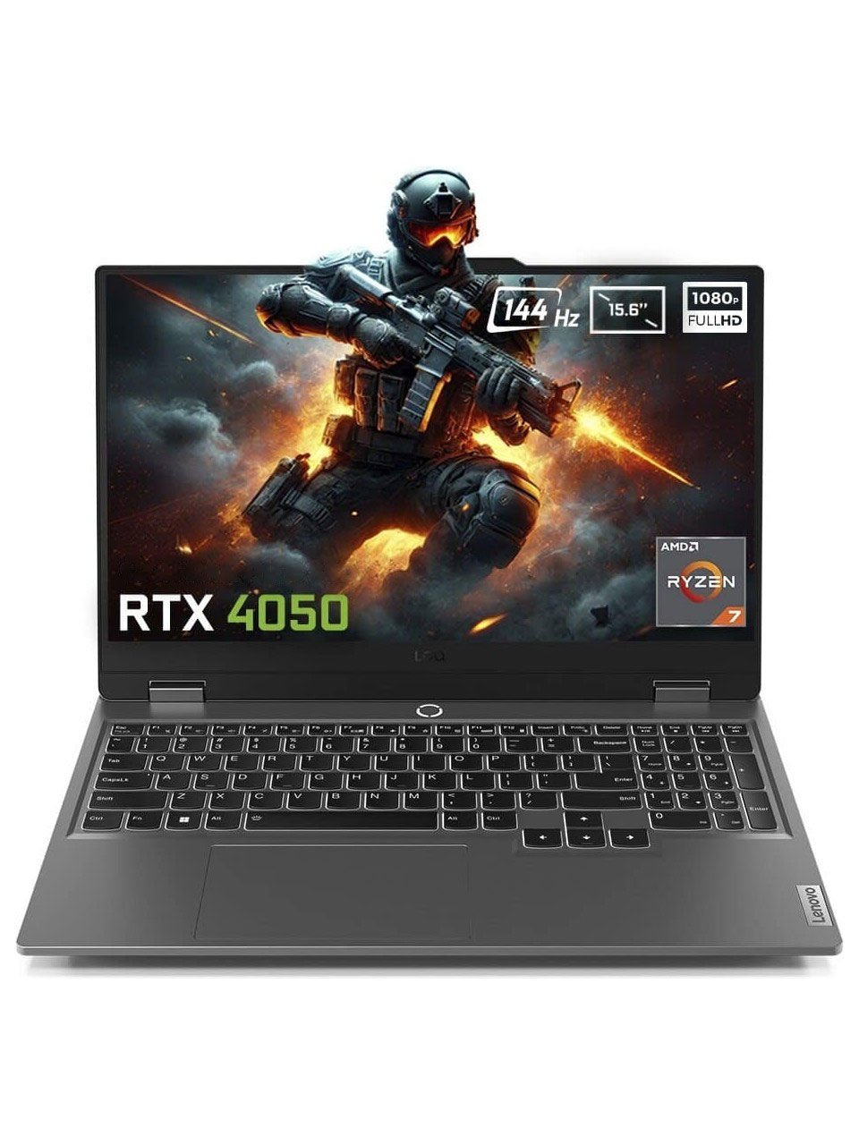 Lenovo Loq 15arp9 83jc00crtr R7-7435hs 16gb 512gb Ssd 6gb Rtx4050 15.6'' Dos