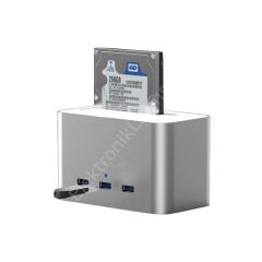 Codegen 2.5/3.5 Sata Hdd Ssd Usb3.0 3 Port Usb Hub Dock Stand (cdg-doc-303)