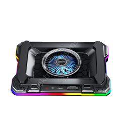 Classone Gt100 1xfan 2xusb 7xyukseklik 13''-17'' Gaming Notebook Sogutucu Siyah