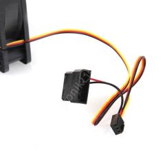 Tx 12cm Siyah Kasa Fanı 120mm