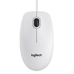 Logitech B100 Usb Kablolu Optik Mouse Beyaz (910-003360)