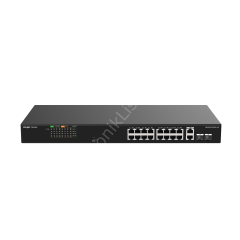 Ruijie Reyee RG-ES118FGS-LP 16 Port FE PoE 120W +2GE +2COMBO Yönetilemez Switch