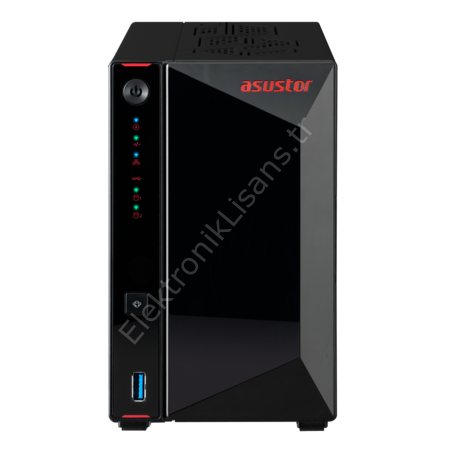 Asustor AS5402T 2 Slot Tower NAS Celeron 2GHz Quad 4GB DDR4 2x2.5GBE