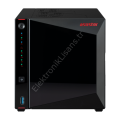 Asustor AS5404T 4 Slot Tower NAS Celeron 2GHz Quad 4GB DDR4 2x2.5GBE