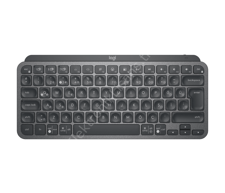 Logitech MX Keys Mini Kablosuz Q Klavye Siyah