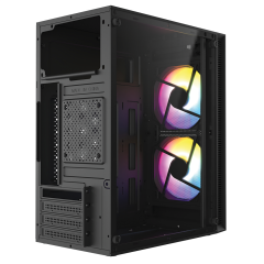 Frisby FC-8970G 300W USB 3.0 2x12cm RGB Fan Siyah mATX Kasa
