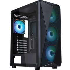 Frisby FX-100 600W 80+ Bronze USB3.0 4x12cm ARGB Fan Siyah ATX Kasa