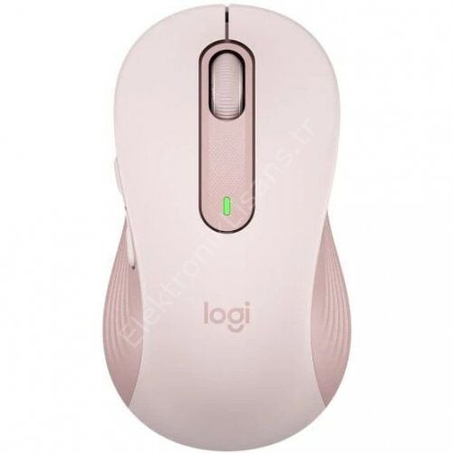 Logitech Signature M650L Büyük Boy Sağ El Için Sessiz Kablosuz Mouse - Pembe