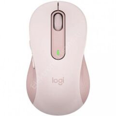 Logitech Signature M650L Büyük Boy Sağ El Için Sessiz Kablosuz Mouse - Pembe