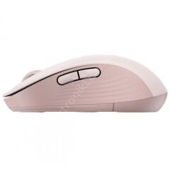 Logitech Signature M650L Büyük Boy Sağ El Için Sessiz Kablosuz Mouse - Pembe