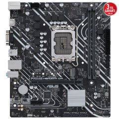 Asus Prime H610M-K D4 1700P DDR4 Ses GLAN HDMI/VGA SATA3 USB3.2 mATX