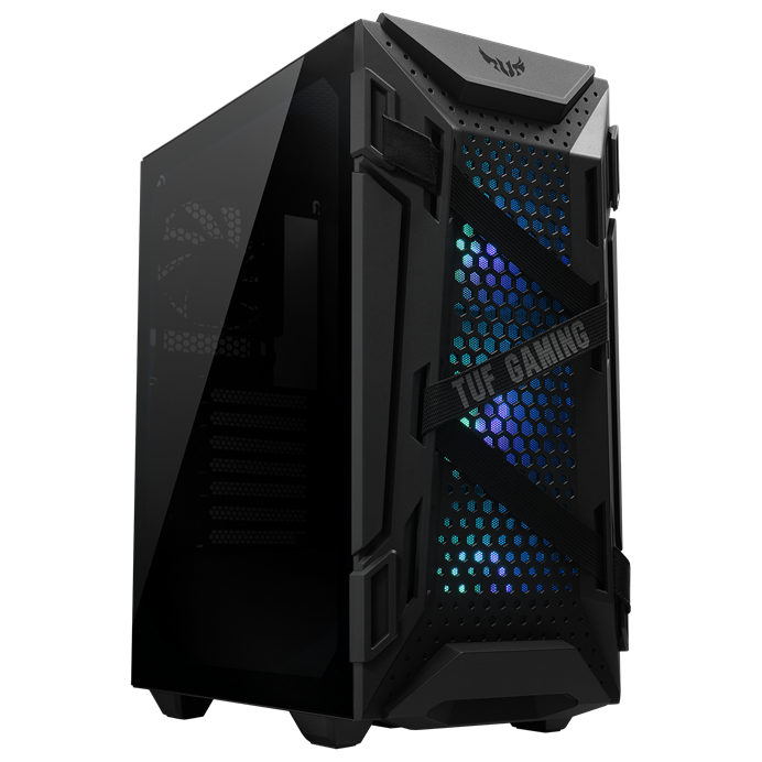Asus TUF Gaming GT301 USB3.2 3x12cm ARGB+12cm Fan Pencereli ATX Siyah Kasa
