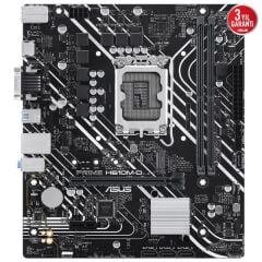 Asus Prime H610M-D 1700P DDR5 Ses GLAN HDMI/VGA SATA3 USB3.2 mATX