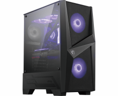 MSI Mag Forge 100M USB3.2 2x12cm RGB + 12cm Fan Pencereli ATX Siyah Kasa