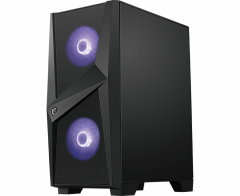 MSI Mag Forge 100M USB3.2 2x12cm RGB + 12cm Fan Pencereli ATX Siyah Kasa