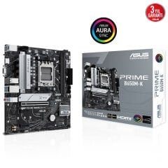 Asus Prime B650M-K AM5 DDR5 Ses GLAN HDMI/VGA SATA3 USB3.2 mATX