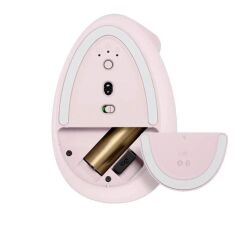 Logitech Lift Sessiz Kablosuz Ergonomik Dikey Mouse Pembe (910-006478)