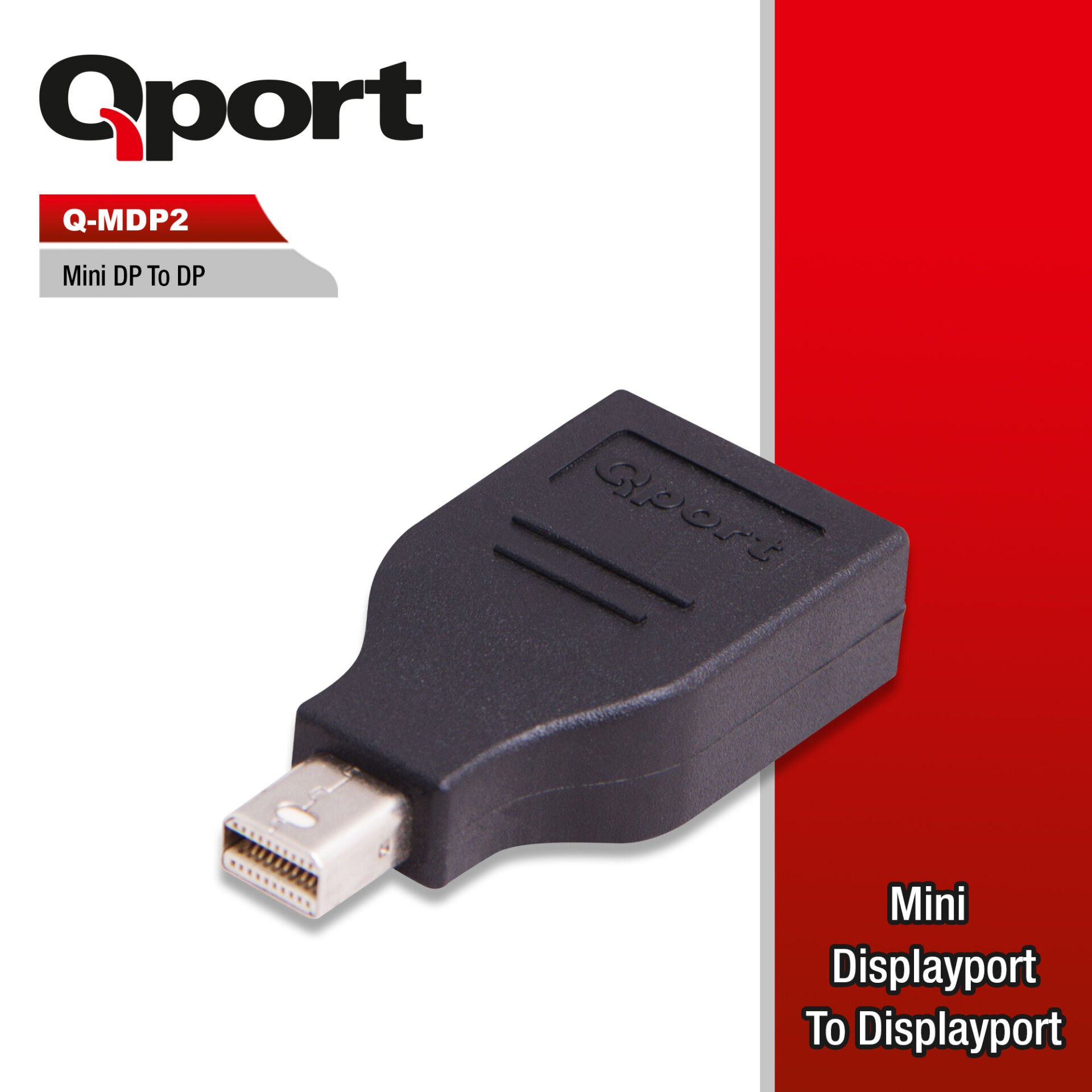 Qport (q-mdp2) Mini Display Port To Display Port Cevirici