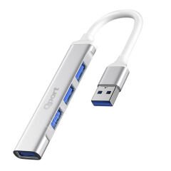 Qport Q-uc204 Usb To 4 Port Metal Usb Çoklayici