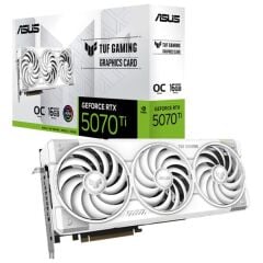 Asus RTX 5070 Ti 16GB GDDR7 256Bit 3xHDMI/2xDP (TUF-RTX5070TI-O16G-White-Gaming)