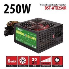 Powerboost 250W 12cm Fan Güç Kaynağı (JPSU-BST-ATX250R)